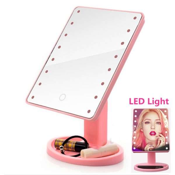 Large Led Mirror - Pink