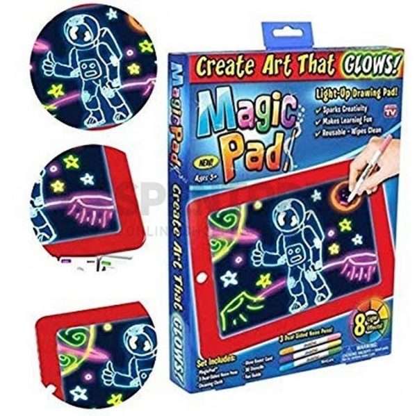 Magic Pad Light up 3D Magic Drawing Board 3D Magic pad