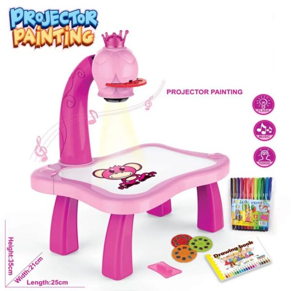 Kids Drawing Projector for kids, Trace and Draw Projector Toy Drawing Board Tracing Desk Learn  How To Draw Sketch Machine Art Tracing Projector