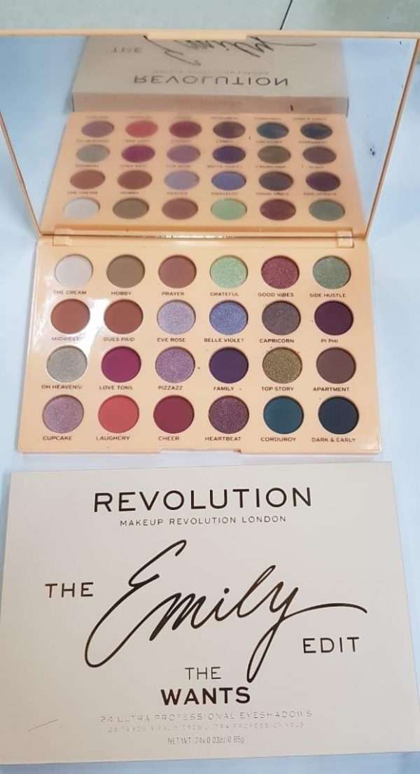 The Revolution Emily Eye Shadow Palette: Bold and Beautiful