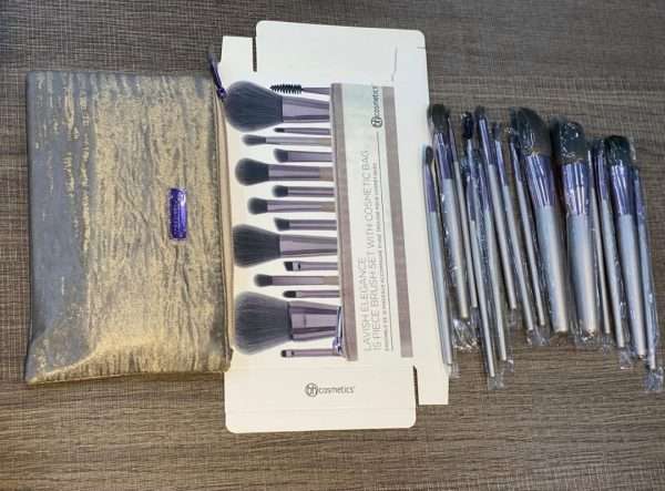 BH Cosmetics Lavish Elegance - 15 Pieces Makeup Brush Set