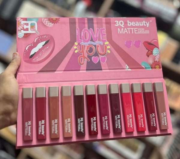 13Q Beauty Ultra HD Matte Lip Gloss Set of 12