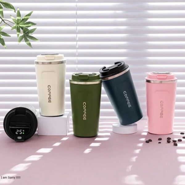 510ML Heat Preservation Coffee Mug Stainless Steel Travel Portable Mug Coffee Milk Cup Vacuum Flasks Thermo Cup