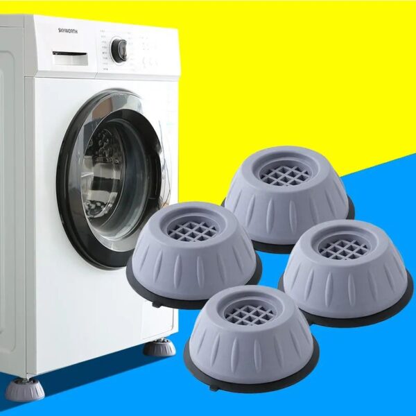 4Pcs Washer Foot Pads 4Pcs Anti Vibration Pads For Washing Machine Holder Dryer Shock Support Prevent Moving Non-Slip