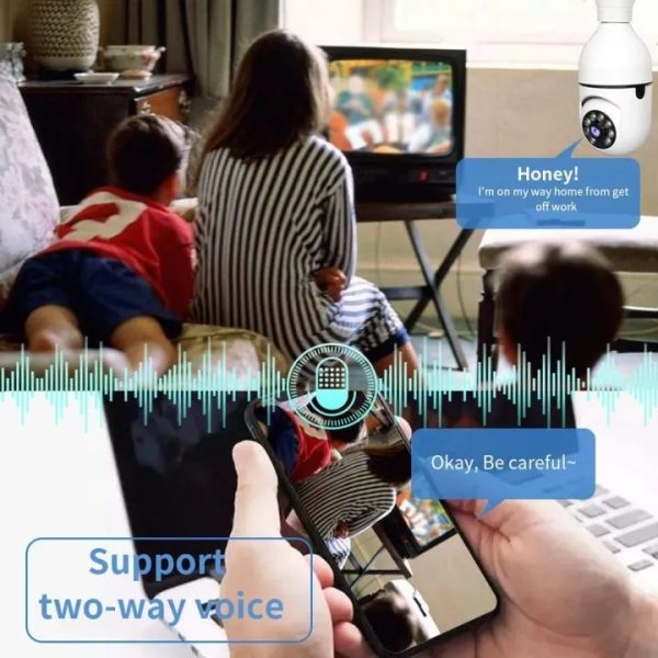 CCTV Wifi Camera Blub Socket Security Camera CCTV - 1080P Full HD CCTV 360 Degree Camera