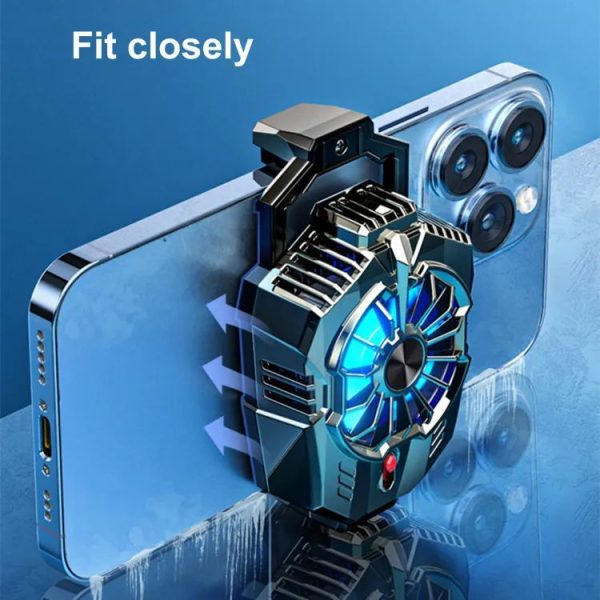 DL05 Mobile Phone Radiator Digital Display Portable Back Clip Phone Cooling Fan Cooler for All Smartphone