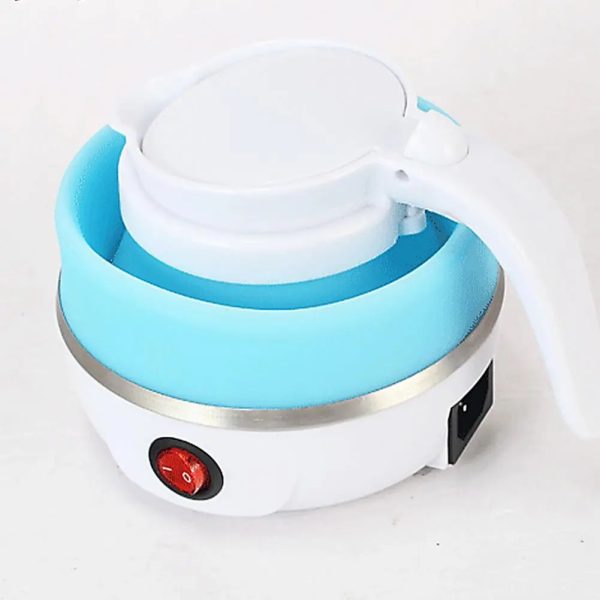 Foldable Electric Kettle Coffee Pot Tea Kettle 1L Space-saving ABS Camping Home Travel Outdoor Heating Hot Water Cup