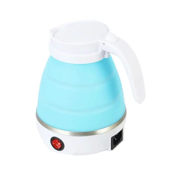 Foldable Electric Kettle Coffee Pot Tea Kettle 1L Space-saving ABS Camping Home Travel Outdoor Heating Hot Water Cup