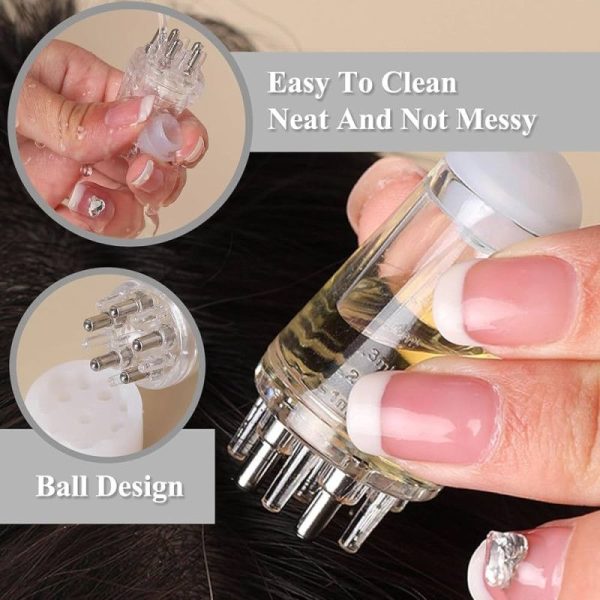 Mini Portable Oil Scalp Applicator Hair Oil Applicator Bottle Scalp Massager - 6ML