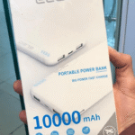 Power bank 10000 mah Chargers for all smartphones - White