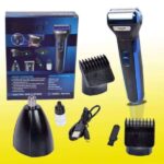 Kemei KM-6330 : 3-in-1 Rechargeable Hair Clipper and Shaver Combo - Image 2