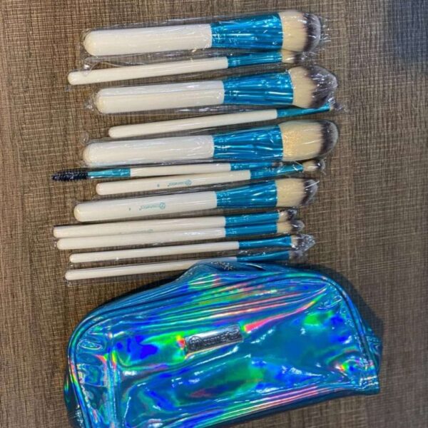 Bh Blue  12/Pcs MakeUp Brush Set