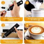 2 In 1 Electric Rechargeable Coffee Beater/Coffee Mixer  And Milk Frother - Image 4