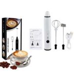 2 In 1 Electric Rechargeable Coffee Beater/Coffee Mixer  And Milk Frother