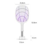 Electric Mosquito Killer With UV Light Trap Lamp Bug Rechargeable Zapper LED Anti Mosquito Racket with stand - Image 4