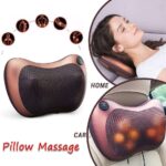 Head Neck Body Massage Pillow Heating Kneading Home Car Dual Use Body Cervical Lumbar Waist Leg Pain Relief Massager Health Care