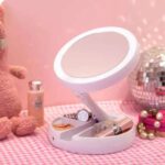 Mirror My Fold Away LED Mirror Care Professional Mirror with Lights Health Beauty Adjustable Portable