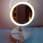 Mirror My Fold Away LED Mirror Care Professional Mirror with Lights Health Beauty Adjustable Portable - Image 2