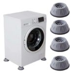 4Pcs Washer Foot Pads 4Pcs Anti Vibration Pads  For Washing Machine Holder Dryer Shock Support Prevent Moving Non-Slip