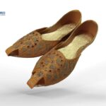 Handcrafted Khussa for Women -Golden