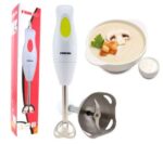 NIKAI Electric 300W Stainless Steel Hand Blender Stick Juicer Mixer