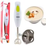 NIKAI Electric 300W Stainless Steel Hand Blender Stick Juicer Mixer