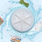 2-in-1 Ultrasonic Turbo  Portable Mini Turbine Washing Machine with USB Cable - Image 3