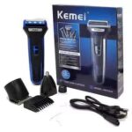 New Kemei KM-6330 3 In 1(Rechargeable Shaver)
