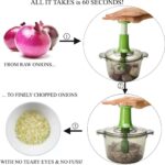 Multifunctional Hand Press Double Blade Meat Mincer Vegetables Grinder Push Type Vegetable Chopper Press Down Chopper - Image 4