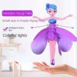 MA Graceful Flight As She Floats Glides Flying Fairy Doll Induction Infrared Gift Purple - Image 4