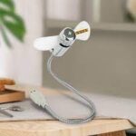 Desktop Fan Flexible  Adjustment Luminous Pocket Fan 360 Degree - Image 2
