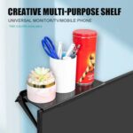 Home Office Storage Rack Adjustable TV Screen Top Shelf Holder Computer Monitor Desktop Screen Top Shelf Organizer Bracket - Image 4