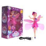 MA Graceful Flight As She Floats Glides Flying Fairy Doll Induction Infrared Gift Purple