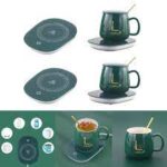 Ceramic Coffee Cup with Automatic Heating Pad - Image 2