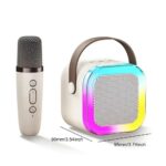 K12 Dual Microphone Karaoke Bluetooth Speaker RGB Light Two 5W Speakers Sound Subwoofer Boombox Support Multiple Input Modes - Image 3