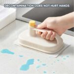 Replaceable Kitchen Magic Brush Powerful  Cleaning Rag with 50 Disposable Wipes - Image 3