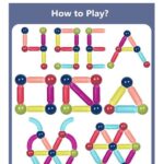 Magnetic Bar Blocks (25 Pieces) Construction Set For Brain Development Educational Toy - Image 4