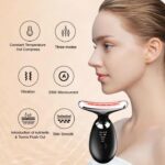 Neck Face Massager Face Sculpting Tool   Skin Care Facial Massage Device with 3 Colors Modes for Skin Rejuvenation for Double Chin