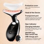 Neck Face Massager Face Sculpting Tool   Skin Care Facial Massage Device with 3 Colors Modes for Skin Rejuvenation for Double Chin - Image 4