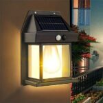 Solar Sensor Light Solar Tungsten Filament Lamp Outdoor Waterproof Intelligent Induction Wall Lamp - Image 3