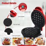 Electric Waffle Maker Non Stick Easy Clean Waffle Machine - Image 4